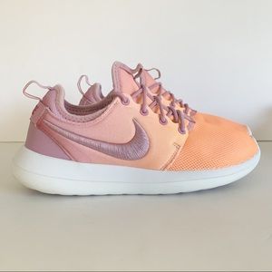 Nike Orange Purple Pastel Ombre Running Shoe Sneaker Women 7